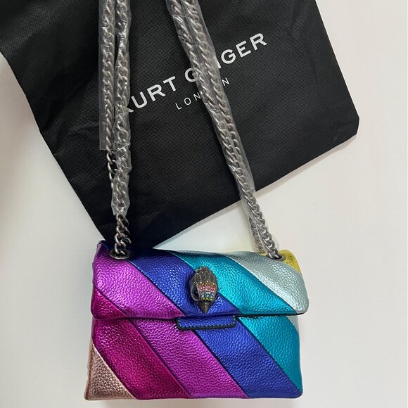 KURT GEIGER LONDOH Women's colorful leather shoulder bag